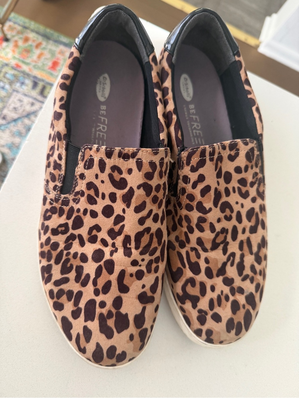 Dr. Scholl’s slip on leopard print sneakers size 11